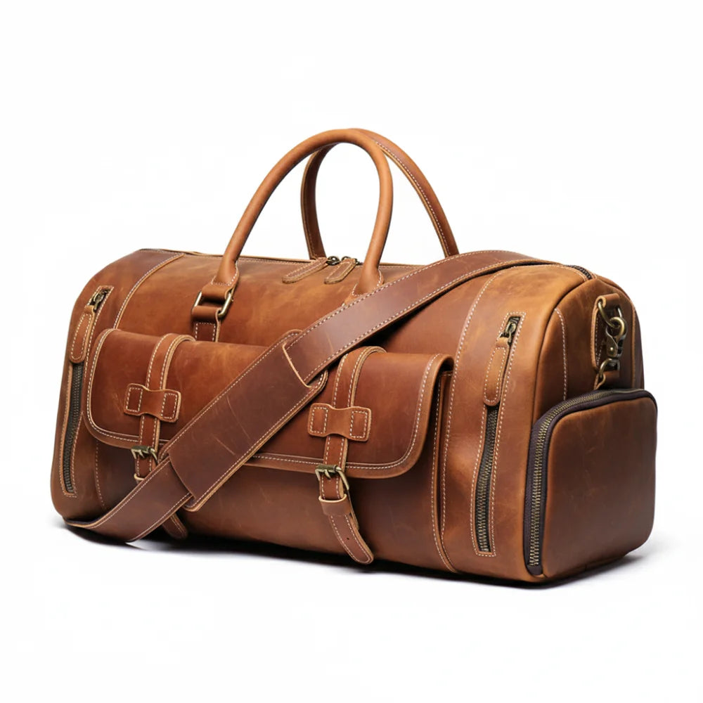 Bolsa de Viagem Masculina em Couro - Modelo Regent