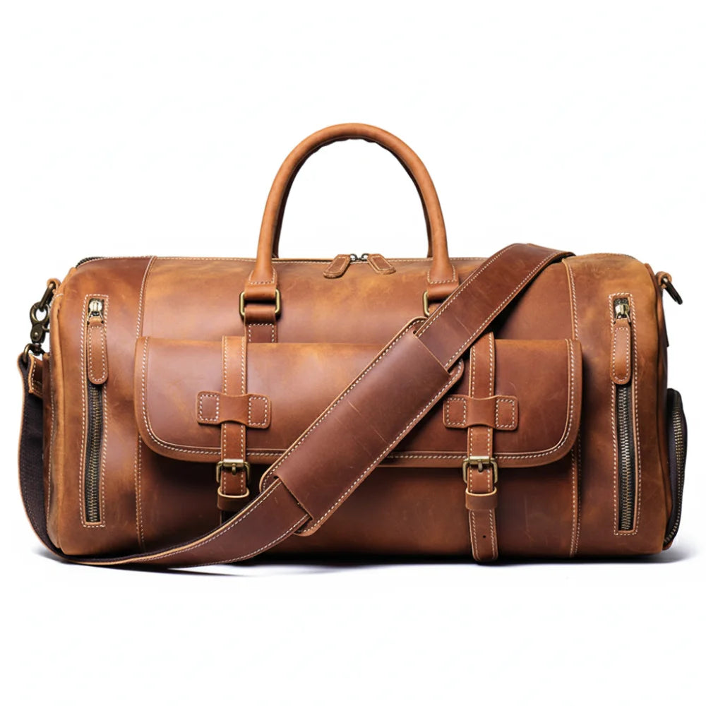 Bolsa de Viagem Masculina em Couro - Modelo Regent