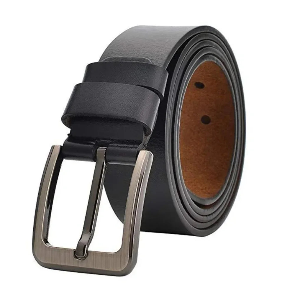 Cinto de Couro Masculino - Modelo Elegant Black