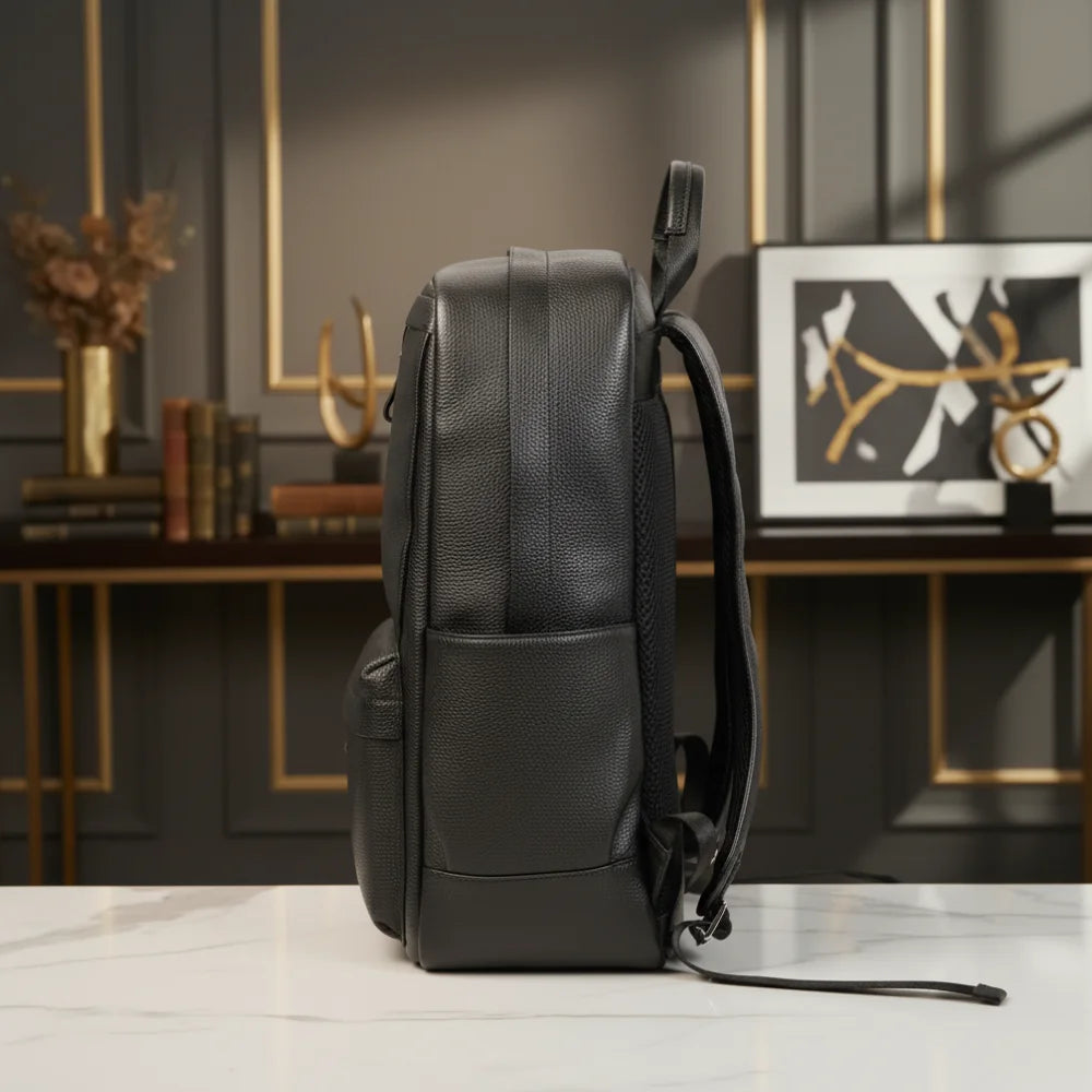 Mochila Masculina de Couro - Modelo Vittorio