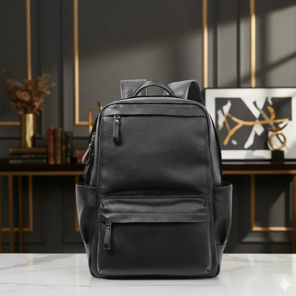 Mochila Masculina de Couro - Modelo Vittorio