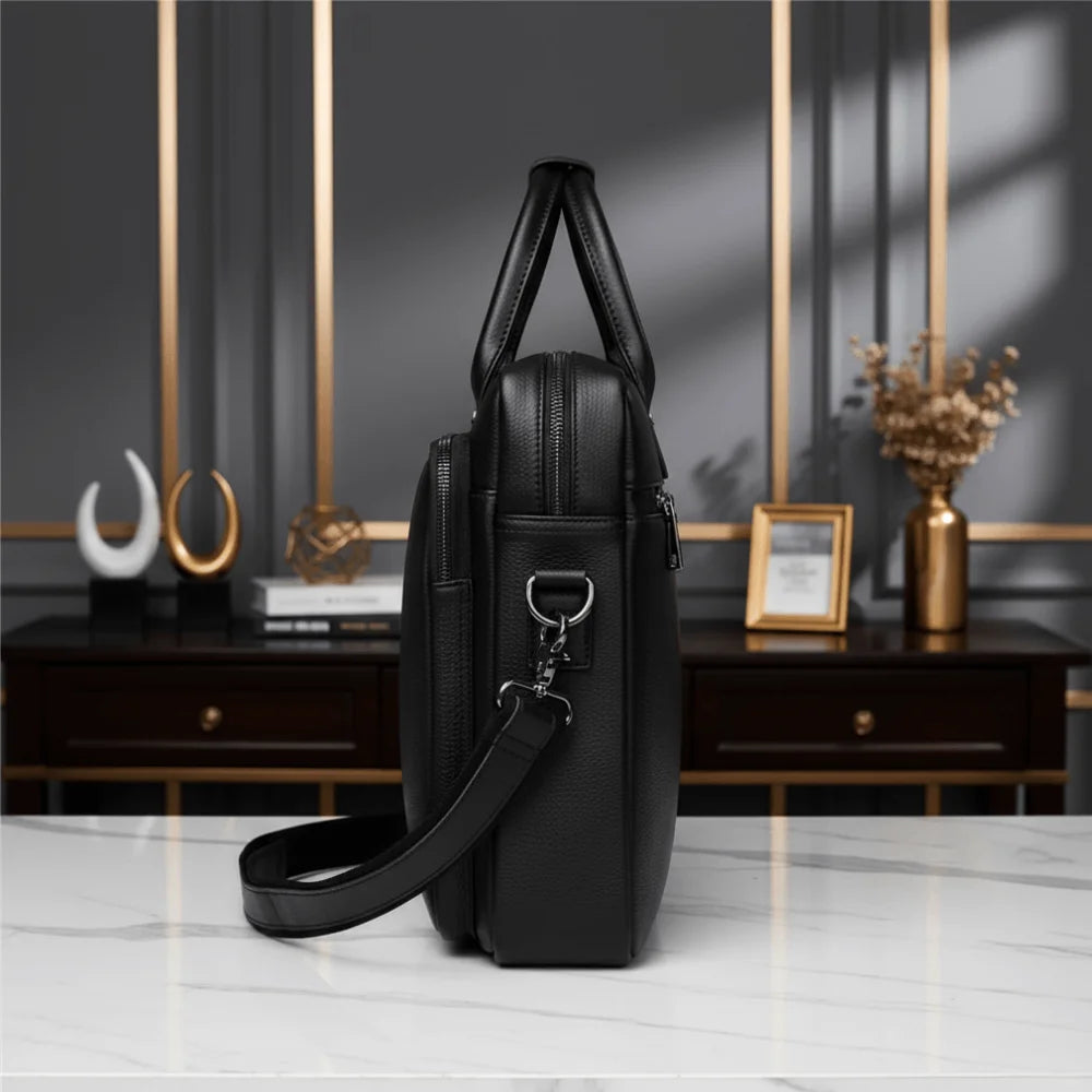 Pasta Executiva de Couro Masculina - Modelo Prestige