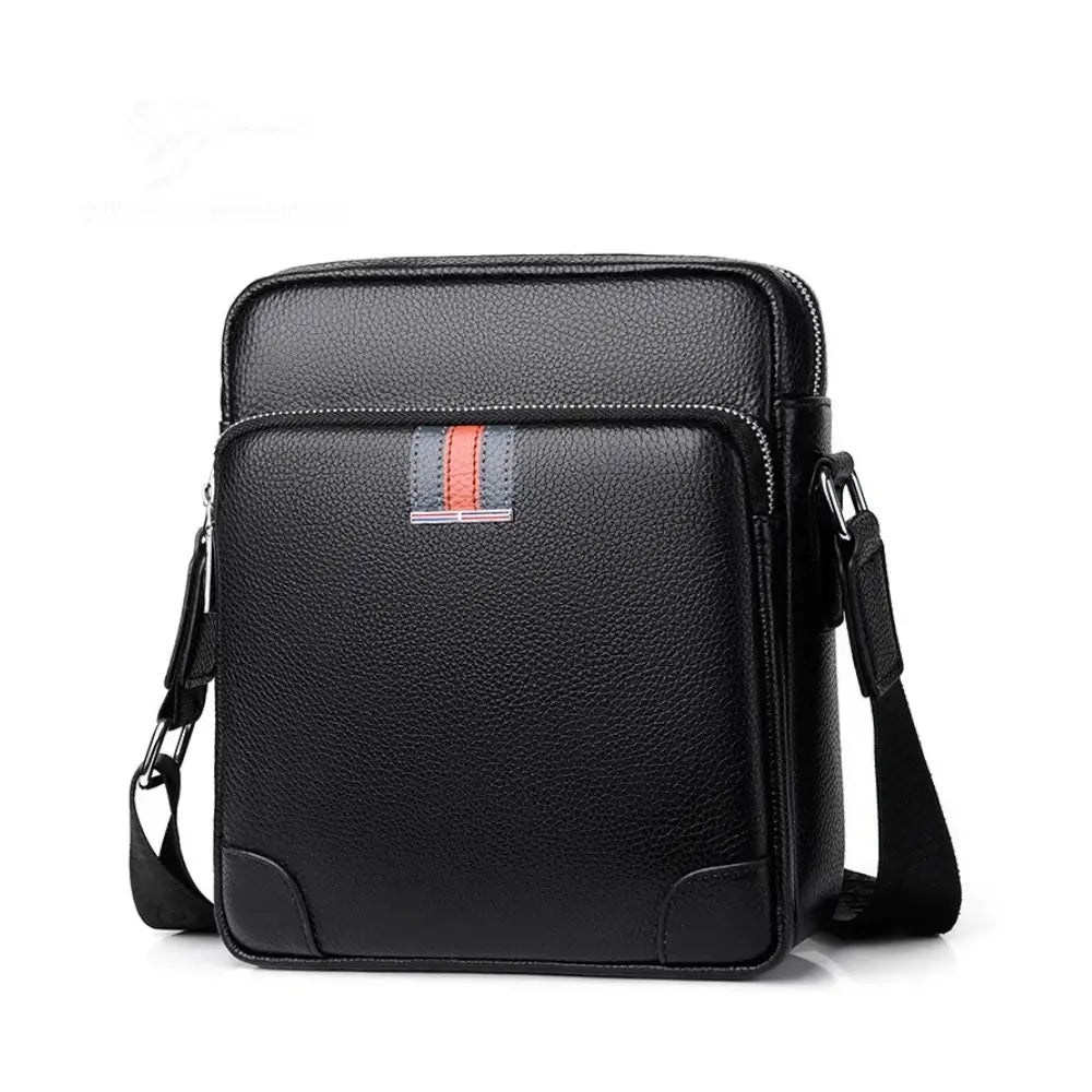 Bolsa Transversal de Couro Masculina - Modelo Sienna