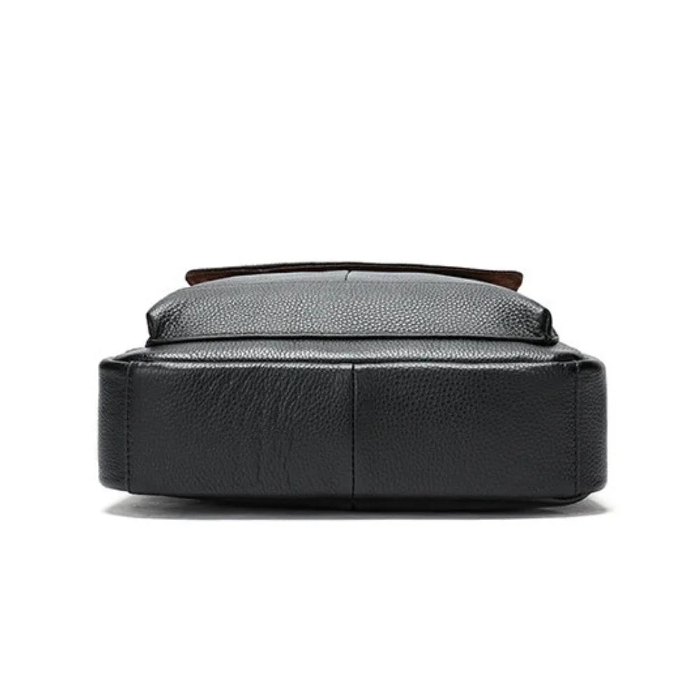 Bolsa Transversal de Couro Masculina - Modelo Urban Nero