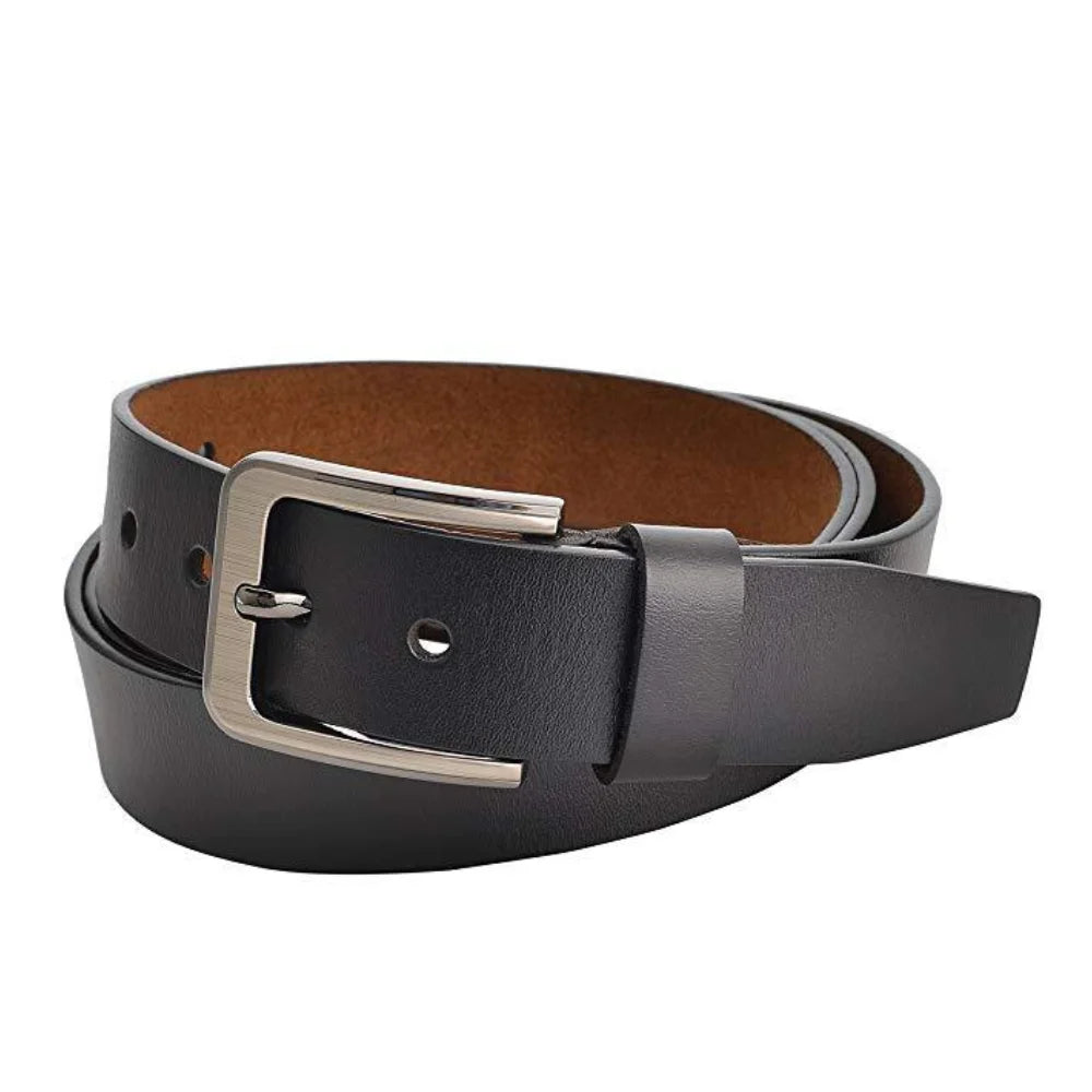 Cinto de Couro Masculino - Modelo Elegant Black