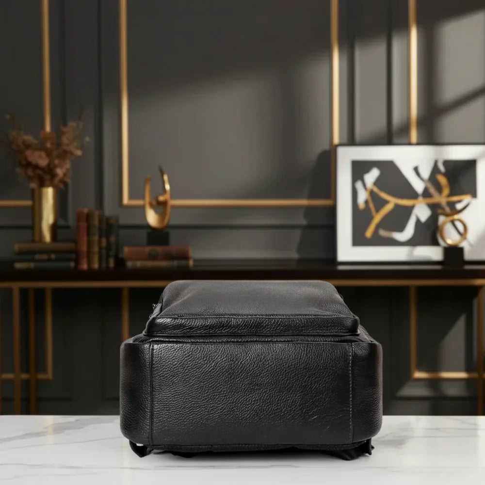 Mochila Masculina de Couro - Modelo Noir