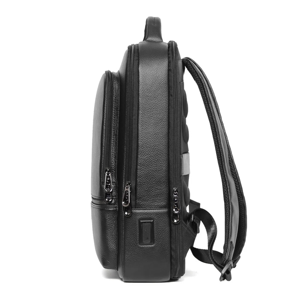 Mochila Masculina de Couro - Modelo Rucan