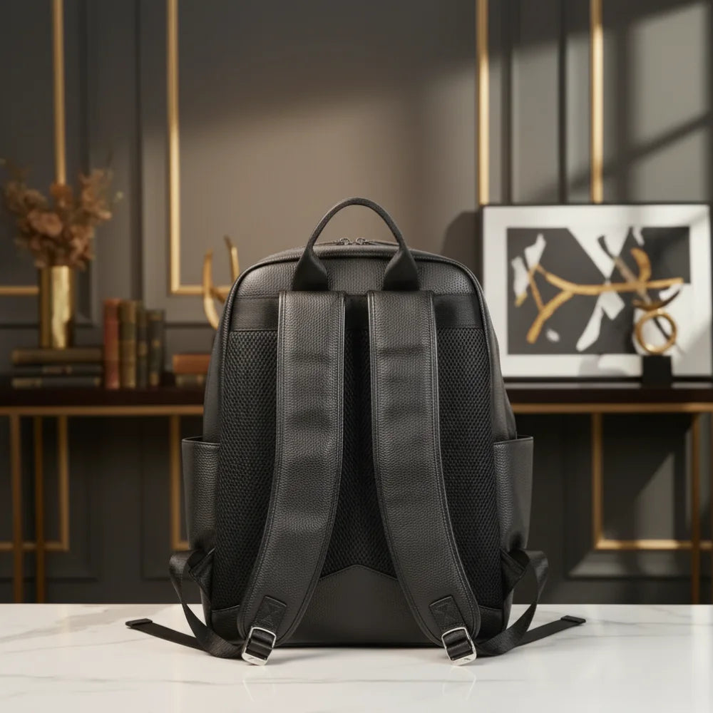 Mochila Masculina de Couro - Modelo Vittorio