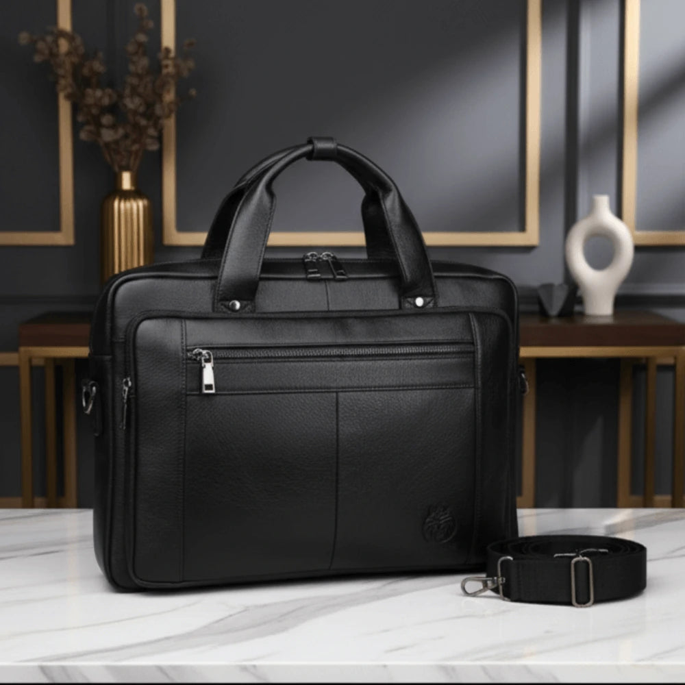 Pasta Executiva de Couro Masculina - Modelo Prestige