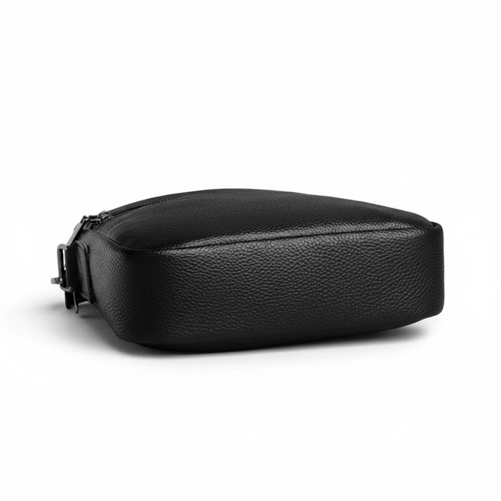 Bolsa Transversal de Couro Masculina - Modelo Rise